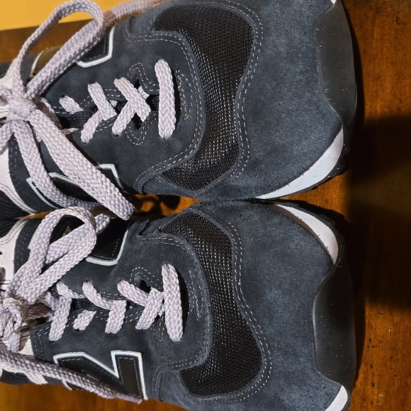 New Balance Men's Classic 574 Blue and White Sneakers Size 13 - Picture 8 of 8